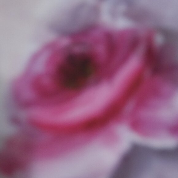 Vintage Limoges France 3 Footed Bowl Dish Pink Purple Roses - Picture 9 of 14